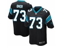 Youth Nike Carolina Panthers #73 Michael Oher Game Black Team Color NFL Jersey