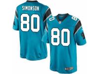 Youth Nike Carolina Panthers #80 Scott Simonson Limited Blue Alternate NFL Jersey