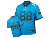 Youth Nike Carolina Panthers #88 Greg Olsen Limited Blue Drift Fashion NFL Jersey