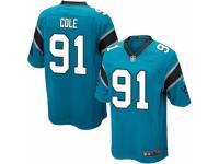 Youth Nike Carolina Panthers #91 Colin Cole Limited Blue Alternate NFL Jersey