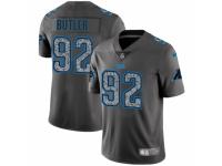Youth Nike Carolina Panthers #92 Vernon Butler Gray Static Vapor Untouchable Game NFL Jersey