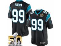 Youth Nike Carolina Panthers #99 Kawann Short Limited Black Team Color Super Bowl L NFL Jersey