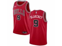 Youth Nike Chicago Bulls #9 Antonio Blakeney  Red NBA Jersey - Icon Edition