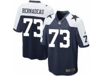 Youth Nike Dallas Cowboys #73 Mackenzy Bernadeau Navy Blue Throwback Alternate NFL Jersey