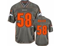 Youth Nike Denver Broncos #58 Von Miller Limited Grey Vapor NFL Jersey