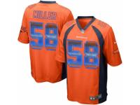 Youth Nike Denver Broncos #58 Von Miller Limited Orange Strobe NFL Jersey