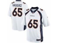 Youth Nike Denver Broncos #65 Louis Vasquez Limited White NFL Jersey