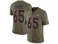 Youth Nike Denver Broncos #65 Ronald Leary Limited Olive 2017 Salute to Service NFL Jersey