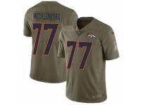 Youth Nike Denver Broncos #77 Karl Mecklenburg Limited Olive 2017 Salute to Service NFL Jersey