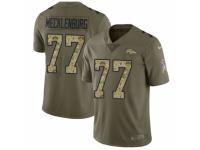 Youth Nike Denver Broncos #77 Karl Mecklenburg Limited Olive/Camo 2017 Salute to Service NFL Jersey