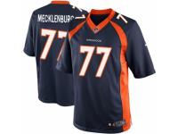 Youth Nike Denver Broncos #77 Karl Mecklenburg Navy Blue Alternate NFL Jersey