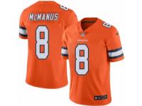 Youth Nike Denver Broncos #8 Brandon McManus Limited Orange Rush NFL Jersey