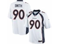 Youth Nike Denver Broncos #90 Antonio Smith White NFL Jersey