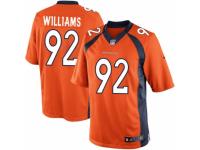 Youth Nike Denver Broncos #92 Sylvester Williams Limited Orange Team Color NFL Jersey