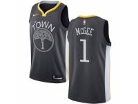 Youth Nike Golden State Warriors #1 JaVale McGee  Black Alternate NBA Jersey - Statement Edition