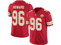 Youth Nike Kansas City Chiefs #96 Jaye Howard Limited Red Rush NFL Jersey