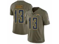 Youth Nike Los Angeles Chargers #13 Keenan Allen Limited Olive 2017 Salute to Service NFL Jersey