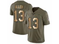 Youth Nike Los Angeles Chargers #13 Keenan Allen Limited Olive/Gold 2017 Salute to Service NFL Jersey