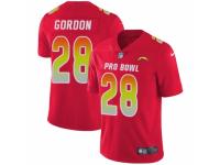 Youth Nike Los Angeles Chargers #28 Melvin Gordon Limited Red AFC 2019 Pro Bowl NFL Jersey