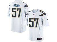 Youth Nike Los Angeles Chargers #57 Jatavis Brown Limited White NFL Jersey