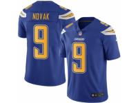 Youth Nike Los Angeles Chargers #9 Nick Novak Limited Electric Blue Rush Vapor Untouchable NFL Jersey