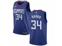 Youth Nike Los Angeles Clippers #34 Tobias Harris  Blue Road NBA Jersey - Icon Edition