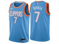 Youth Nike Los Angeles Clippers #7 Sam Dekker  Blue NBA Jersey - City Edition