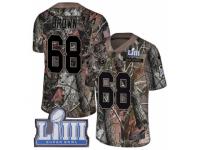 Youth Nike Los Angeles Rams #68 Jamon Brown Camo Rush Realtree Limited Super Bowl LIII Bound NFL Jersey