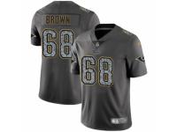 Youth Nike Los Angeles Rams #68 Jamon Brown Gray Static Vapor Untouchable Game NFL Jersey