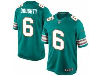 Youth Nike Miami Dolphins #6 Brandon Doughty Limited Aqua Green Alternate NFL Jersey
