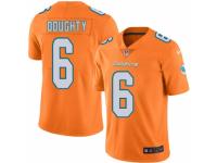 Youth Nike Miami Dolphins #6 Brandon Doughty Limited Orange Rush NFL Jersey