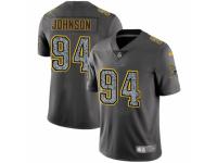 Youth Nike Minnesota Vikings #94 Jaleel Johnson Gray Static Vapor Untouchable Game NFL Jersey