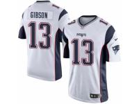 Youth Nike New England Patriots 13 Brandon Gibson White NFL Jersey