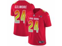 Youth Nike New England Patriots #24 Stephon Gilmore Limited Red AFC 2019 Pro Bowl NFL Jersey