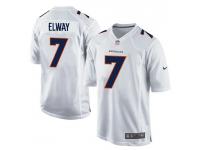 Youth Nike NFL Denver Broncos #7 John Elway Game White Jersey