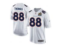 Youth Nike NFL Denver Broncos #88 Demaryius Thomas Super Bowl 50 Game White Jersey