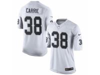 Youth Nike Oakland Raiders #38 T.J. Carrie White NFL Jersey