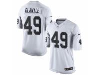 Youth Nike Oakland Raiders #49 Jamize Olawale White NFL Jersey