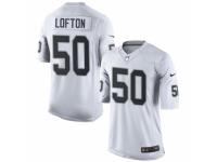 Youth Nike Oakland Raiders #50 Curtis Lofton White NFL Jersey