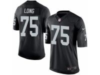 Youth Nike Oakland Raiders #75 Howie Long Black Team Color NFL Jersey