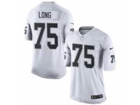 Youth Nike Oakland Raiders #75 Howie Long White NFL Jersey