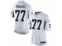 Youth Nike Oakland Raiders #77 Austin Howard White NFL Jersey