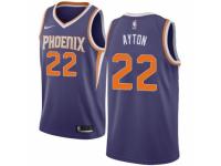 Youth Nike Phoenix Suns #22 Deandre Ayton  Purple NBA Jersey - Icon Edition