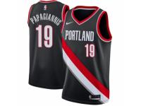 Youth Nike Portland Trail Blazers #19 Georgios Papagiannis  Black NBA Jersey - Icon Edition