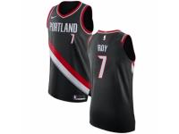 Youth Nike Portland Trail Blazers #7 Brandon Roy Black Road NBA Jersey - Icon Edition