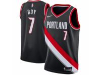 Youth Nike Portland Trail Blazers #7 Brandon Roy  Black Road NBA Jersey - Icon Edition