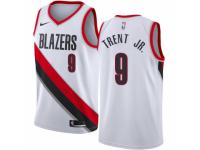 Youth Nike Portland Trail Blazers #9 Gary Trent Jr.  White NBA Jersey - Association Edition