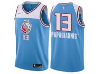 Youth Nike Sacramento Kings #13 Georgios Papagiannis  Blue NBA Jersey - City Edition