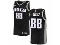 Youth Nike Sacramento Kings #88 Nemanja Bjelica  Black NBA Jersey Statement Edition