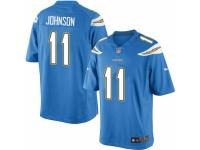 Youth Nike San Diego Chargers #11 Stevie Johnson Limited Electric Blue Alternate NFL Jersey